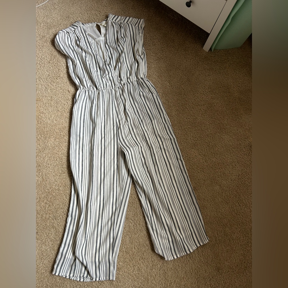 Striped Jumpsuit